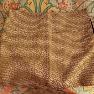 Express gold miniskirt